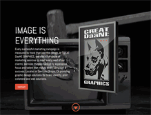 Tablet Screenshot of greatdaanegraphics.com
